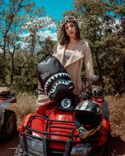 SPRAYGROUND® SHARK CENTRAL GREYTONE BACKPACK (DLXV) NEW ARRIVALS