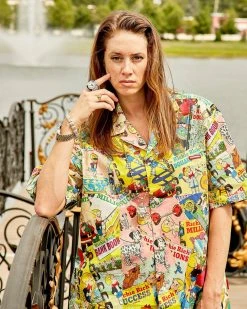 SPRAYGROUND® RICHIE RICH SHORT-SLEEVE BUTTON DOWN