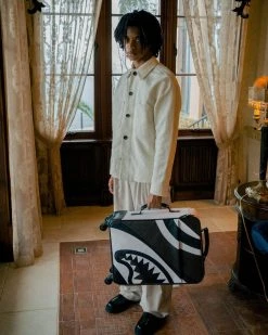 SPRAYGROUND® V.V.I.P. CUT & SEW VEGAN LEATHER CARRY-ON LUGGAGE