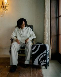 SPRAYGROUND® V.V.I.P. CUT & SEW VEGAN LEATHER CARRY-ON LUGGAGE