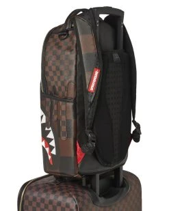SPRAYGROUND® XTC SHARKS IN PARIS CUT & SEW VEGAN LEATHER CARRY-ON LUGGAGE