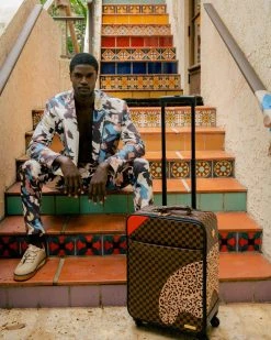 SPRAYGROUND® A.i.3 THE LEGACY CUT & SEW VEGAN LEATHER CARRY-ON LUGGAGE