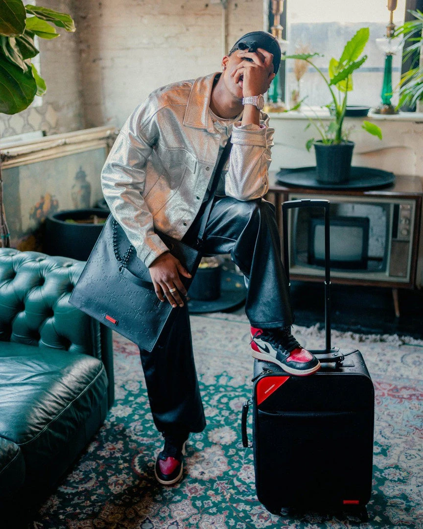 SPRAYGROUND® 24/7 CUT & SEW VEGAN LEATHER CARRY-ON LUGGAGE SPRAYGROUND® 24/7 CUT & SEW VEGAN LEATHER CARRY-ON LUGGAGE