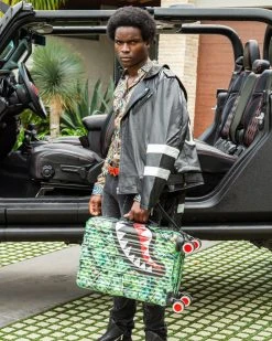 SPRAYGROUND® MAMA I MADE IT SHARKNAUTICS HARDSHELL CARRY-ON LUGGAGE