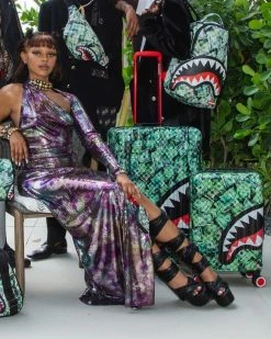 SPRAYGROUND® MAMA I MADE IT SHARKNAUTICS HARDSHELL CARRY-ON LUGGAGE