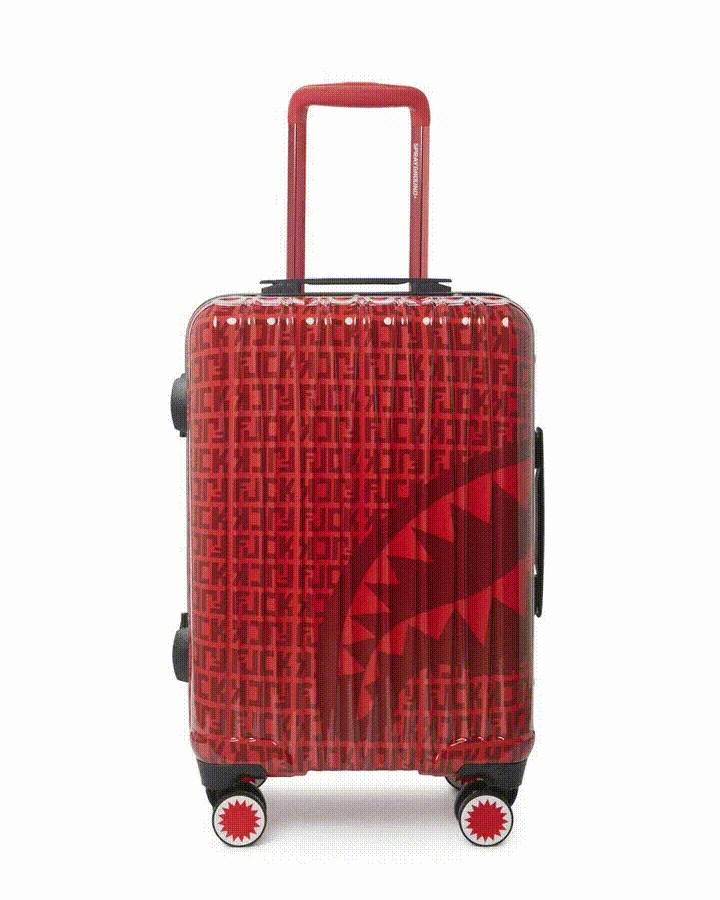SPRAYGROUND® VENI VIDI VICI SHARKNAUTICS HARDSHELL CARRY-ON LUGGAGE SPRAYGROUND® VENI VIDI VICI SHARKNAUTICS HARDSHELL CARRY-ON LUGGAGE
