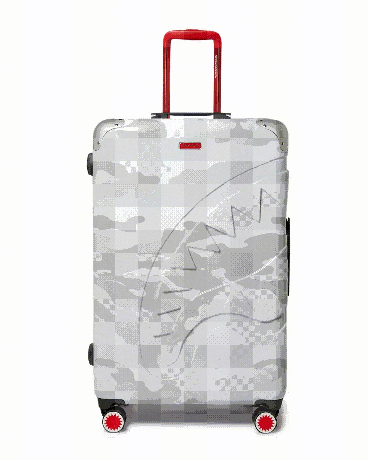 SPRAYGROUND® 3AM LE BLANC SHARKNAUTICS HARDSHELL FULL-SIZE LUGGAGE SPRAYGROUND® 3AM LE BLANC SHARKNAUTICS HARDSHELL FULL-SIZE LUGGAGE