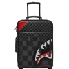 SPRAYGROUND® XTC GREY SHARKS IN PARIS CUT & SEW VEGAN LEATHER CARRY-ON LUGGAGE