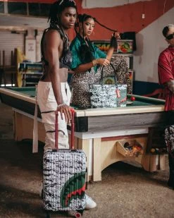 SPRAYGROUND® NIGHT NIGHT SHARKNAUTICS HARDSHELL CARRY-ON LUGGAGE 2 SPRAYGROUND® NIGHT NIGHT SHARKNAUTICS HARDSHELL CARRY-ON LUGGAGE