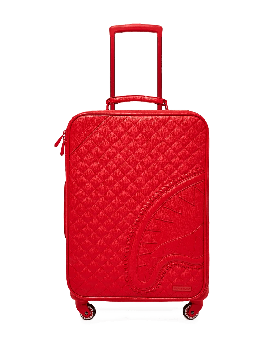 SPRAYGROUND® RED RIVIERA VEGAN LEATHER CARRY-ON LUGGAGE (ONLY 100 MADE & NUMBERED) SPRAYGROUND® RED RIVIERA VEGAN LEATHER CARRY-ON LUGGAGE (ONLY 100 MADE & NUMBERED)