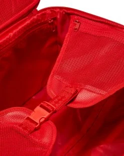 SPRAYGROUND® RED RIVIERA VEGAN LEATHER CARRY-ON LUGGAGE (ONLY 100 MADE & NUMBERED) 16 SPRAYGROUND® RED RIVIERA VEGAN LEATHER CARRY-ON LUGGAGE (ONLY 100 MADE & NUMBERED)