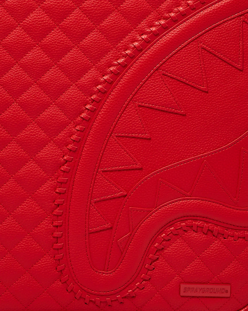 SPRAYGROUND® RED RIVIERA VEGAN LEATHER CARRY-ON LUGGAGE (ONLY 100 MADE & NUMBERED) SPRAYGROUND® RED RIVIERA VEGAN LEATHER CARRY-ON LUGGAGE (ONLY 100 MADE & NUMBERED)