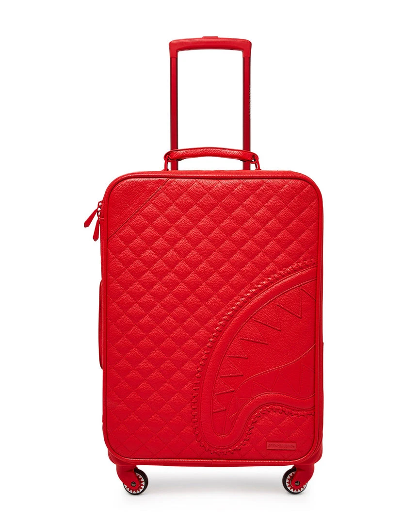 SPRAYGROUND® RED RIVIERA VEGAN LEATHER CARRY-ON LUGGAGE (ONLY 100 MADE & NUMBERED) SPRAYGROUND® RED RIVIERA VEGAN LEATHER CARRY-ON LUGGAGE (ONLY 100 MADE & NUMBERED)