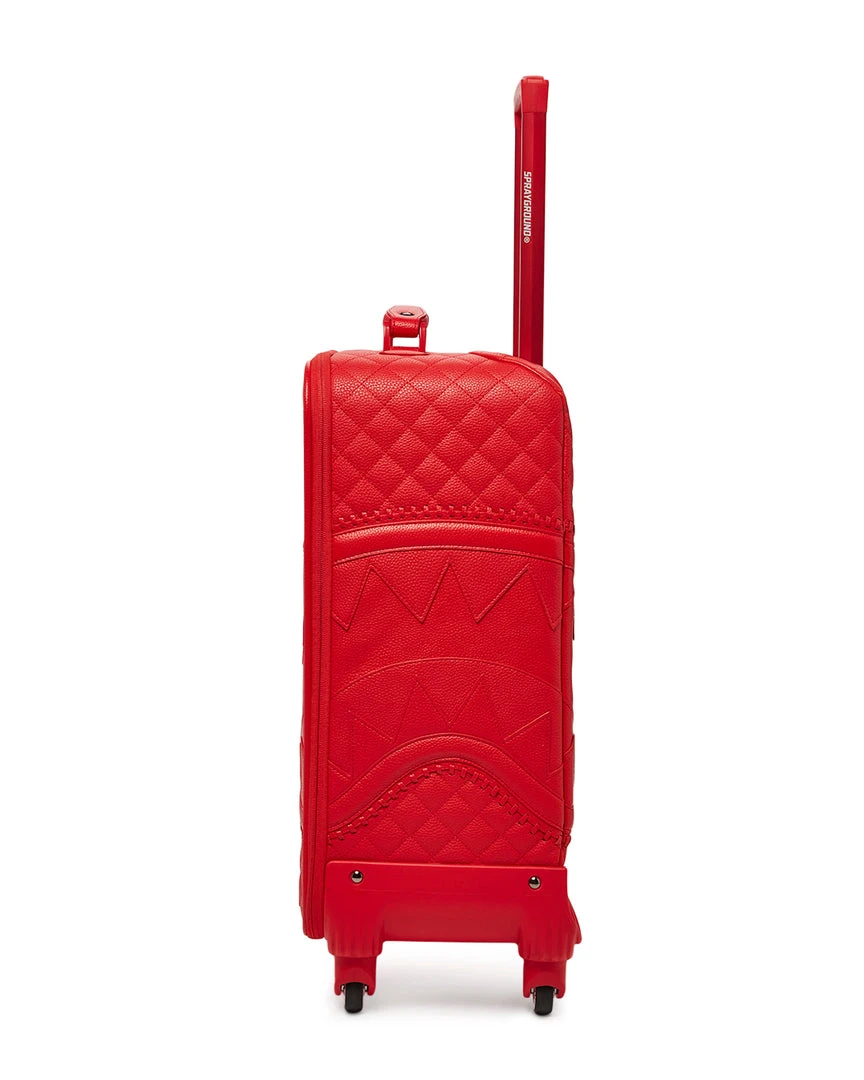 SPRAYGROUND® RED RIVIERA VEGAN LEATHER CARRY-ON LUGGAGE (ONLY 100 MADE & NUMBERED) SPRAYGROUND® RED RIVIERA VEGAN LEATHER CARRY-ON LUGGAGE (ONLY 100 MADE & NUMBERED)
