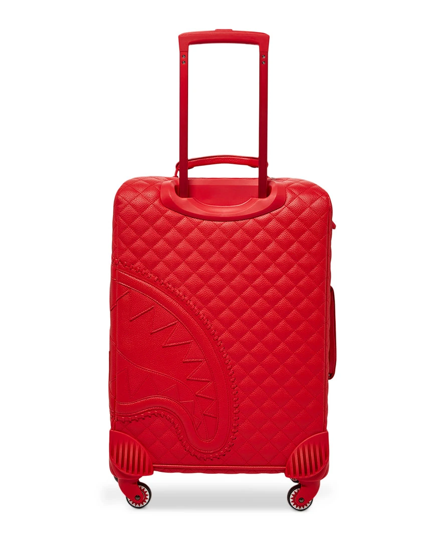 SPRAYGROUND® RED RIVIERA VEGAN LEATHER CARRY-ON LUGGAGE (ONLY 100 MADE & NUMBERED) SPRAYGROUND® RED RIVIERA VEGAN LEATHER CARRY-ON LUGGAGE (ONLY 100 MADE & NUMBERED)
