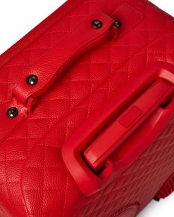 SPRAYGROUND® RED RIVIERA VEGAN LEATHER CARRY-ON LUGGAGE (ONLY 100 MADE & NUMBERED) 14 SPRAYGROUND® RED RIVIERA VEGAN LEATHER CARRY-ON LUGGAGE (ONLY 100 MADE & NUMBERED)