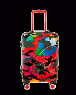 SPRAYGROUND® CAMOBURST SHARKNAUTICS HARDSHELL CARRY-ON LUGGAGE