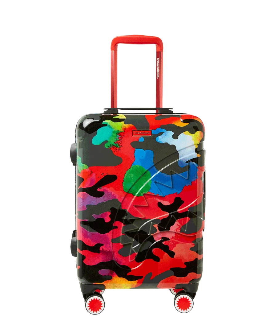 SPRAYGROUND® CAMOBURST SHARKNAUTICS HARDSHELL CARRY-ON LUGGAGE SPRAYGROUND® CAMOBURST SHARKNAUTICS HARDSHELL CARRY-ON LUGGAGE