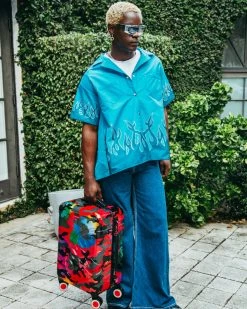 SPRAYGROUND® CAMOBURST SHARKNAUTICS HARDSHELL CARRY-ON LUGGAGE 3 SPRAYGROUND® CAMOBURST SHARKNAUTICS HARDSHELL CARRY-ON LUGGAGE