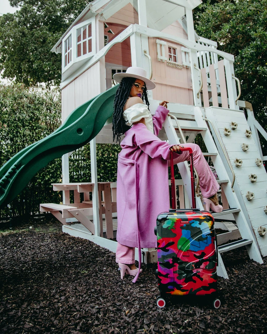 SPRAYGROUND® CAMOBURST SHARKNAUTICS HARDSHELL CARRY-ON LUGGAGE SPRAYGROUND® CAMOBURST SHARKNAUTICS HARDSHELL CARRY-ON LUGGAGE