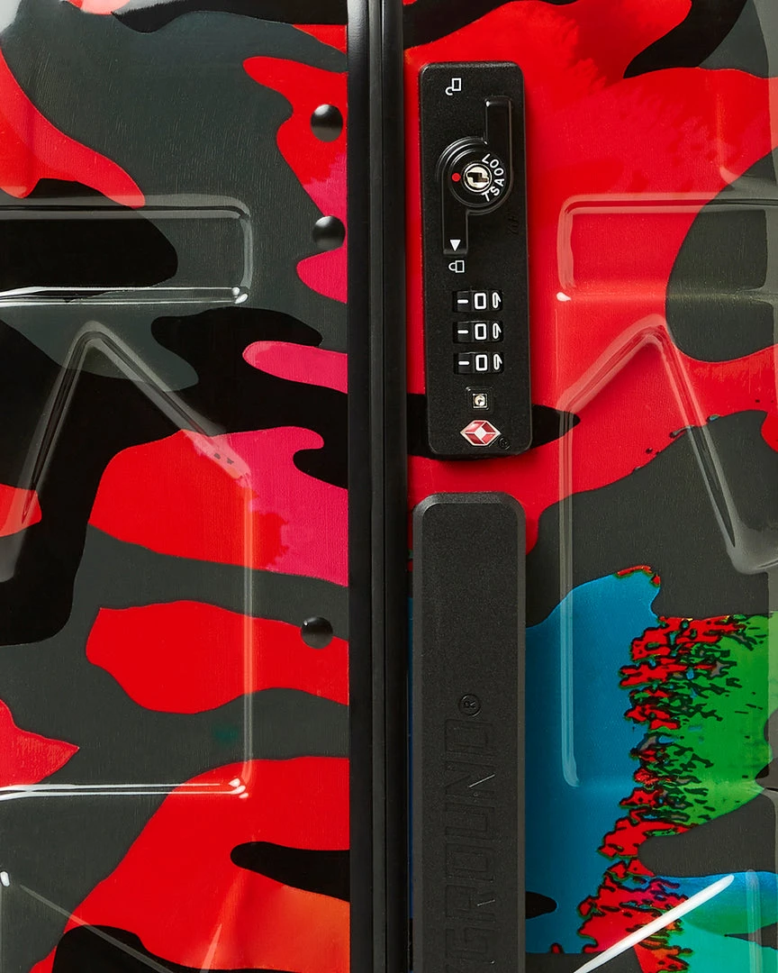 SPRAYGROUND® CAMOBURST SHARKNAUTICS HARDSHELL CARRY-ON LUGGAGE SPRAYGROUND® CAMOBURST SHARKNAUTICS HARDSHELL CARRY-ON LUGGAGE