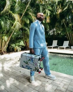 SPRAYGROUND® JARDIN DU PALAIS SHARKNAUTICS HARDSHELL CARRY-ON LUGGAGE