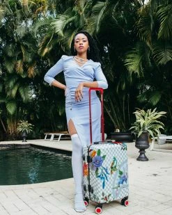 SPRAYGROUND® JARDIN DU PALAIS SHARKNAUTICS HARDSHELL CARRY-ON LUGGAGE