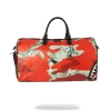 SPRAYGROUND® MONEY CAMO (RED) DUFFLE