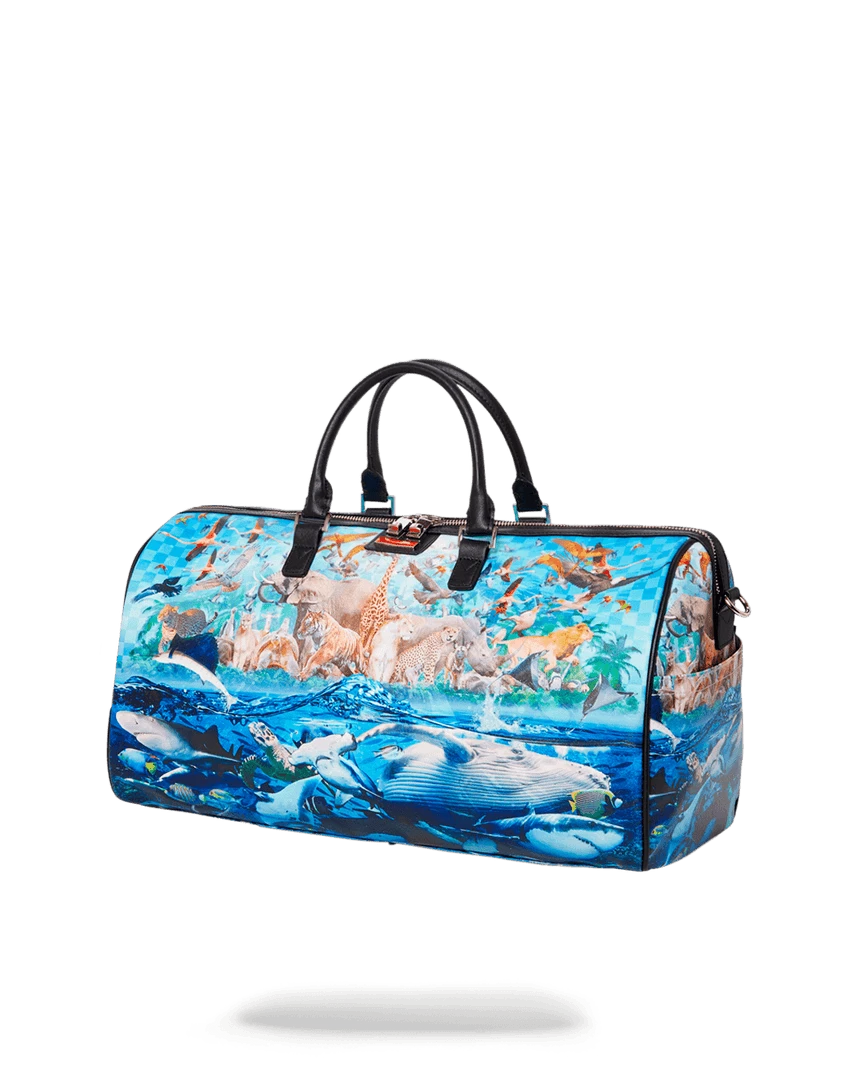 SPRAYGROUND® NOAHS SH-ARK LARGE DUFFLE BAGS 5 SPRAYGROUND® NOAHS SH-ARK LARGE DUFFLE BAGS