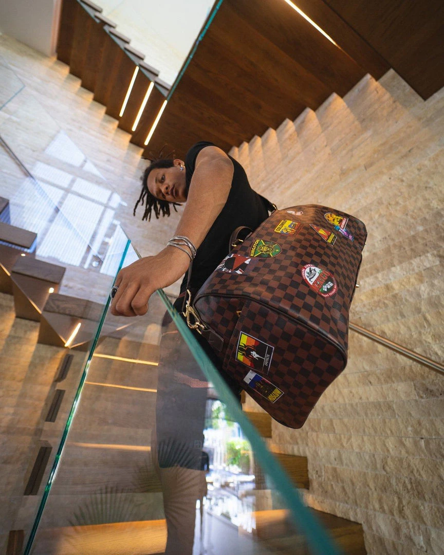 SPRAYGROUND® BAGS GLOBAL MOGUL EMPEROR DUFFLE 2 SPRAYGROUND® BAGS GLOBAL MOGUL EMPEROR DUFFLE