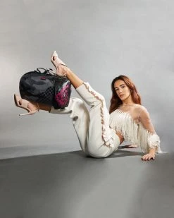 SPRAYGROUND® 3AM PINK DRIP TUBE DUFFLE BAGS