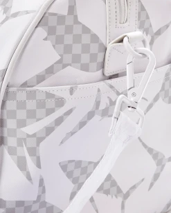 SPRAYGROUND® SHARK CHECK (WHITE) DUFFLE 9 SPRAYGROUND® SHARK CHECK (WHITE) DUFFLE