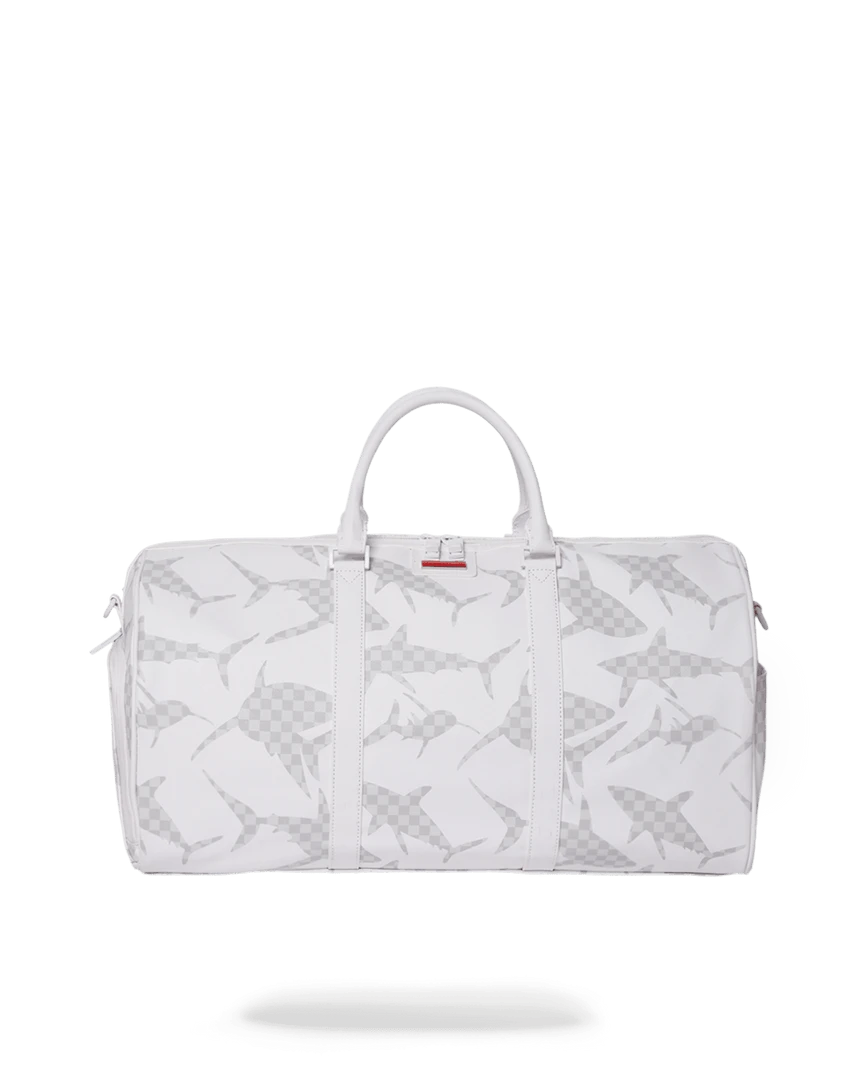 SPRAYGROUND® SHARK CHECK (WHITE) DUFFLE SPRAYGROUND® SHARK CHECK (WHITE) DUFFLE