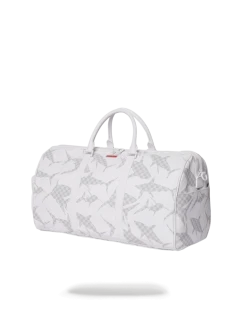 SPRAYGROUND® SHARK CHECK (WHITE) DUFFLE 2 SPRAYGROUND® SHARK CHECK (WHITE) DUFFLE