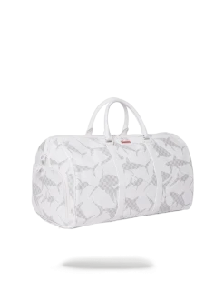 SPRAYGROUND® SHARK CHECK (WHITE) DUFFLE 5 SPRAYGROUND® SHARK CHECK (WHITE) DUFFLE