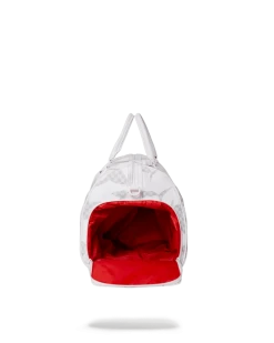 SPRAYGROUND® SHARK CHECK (WHITE) DUFFLE 7 SPRAYGROUND® SHARK CHECK (WHITE) DUFFLE