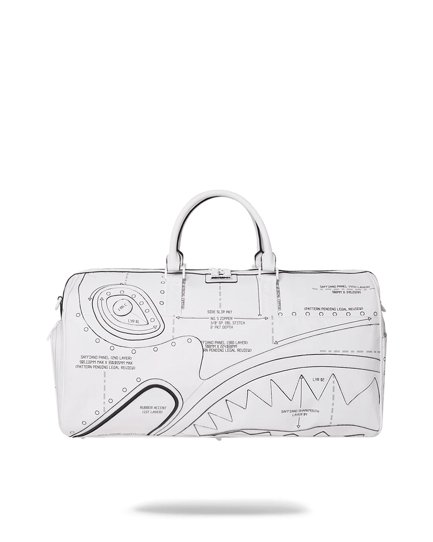 SPRAYGROUND® TECHNICAL CUT & SHARK DUFFLE BAGS 1 SPRAYGROUND® TECHNICAL CUT & SHARK DUFFLE BAGS