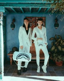 SPRAYGROUND® SPLIT THE CHECK (PEARL) DUFFLE