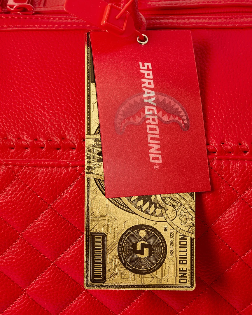 SPRAYGROUND® RED RIVIERA EMPEROR DUFFLE SPRAYGROUND® RED RIVIERA EMPEROR DUFFLE