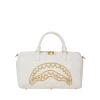 SPRAYGROUND® RIVIERA LE BLANC GOLD CHAIN SHARK MINI DUFFLE