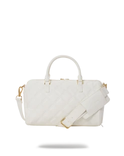 SPRAYGROUND® RIVIERA LE BLANC GOLD CHAIN SHARK MINI DUFFLE