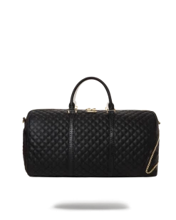 SPRAYGROUND® LEVELED UP SPLIT QUILT SHARK DUFFLE