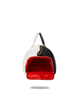 SPRAYGROUND® LEVELED UP SPLIT QUILT SHARK DUFFLE