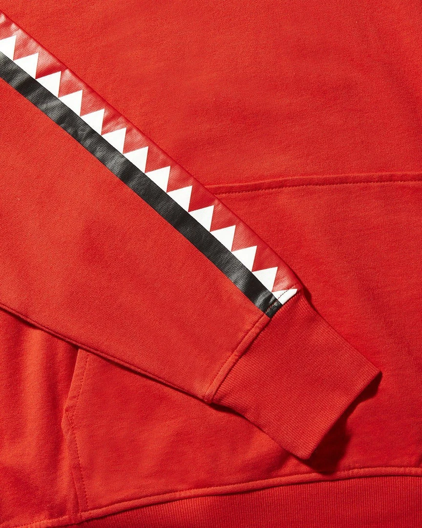 SPRAYGROUND® APPAREL+GEAR NINJA LIGHTWEIGHT VERTICAL SHARK HOODY (RED) 4 SPRAYGROUND® APPAREL+GEAR NINJA LIGHTWEIGHT VERTICAL SHARK HOODY (RED)