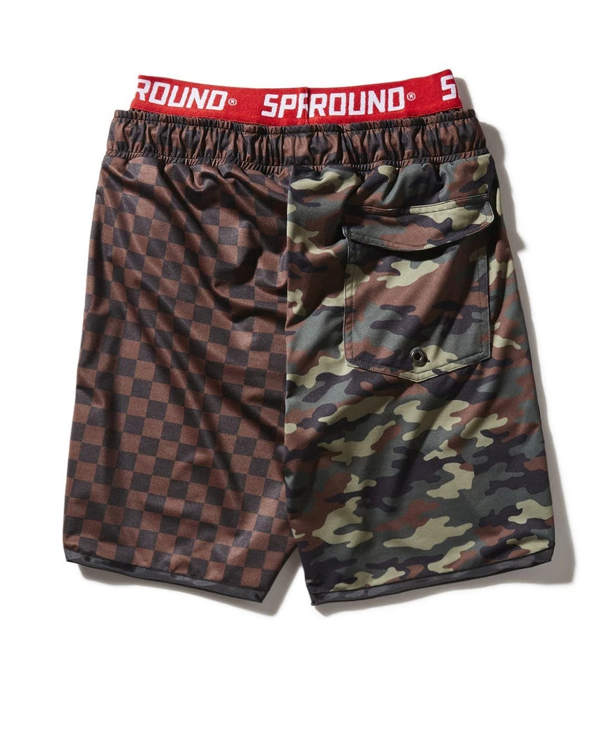 SPRAYGROUND® KIDS CHECKS & CAMO SWIM TRUNKS SWIMWEAR 5 SPRAYGROUND® KIDS CHECKS & CAMO SWIM TRUNKS SWIMWEAR