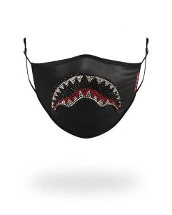 SPRAYGROUND® ADULT TRINITY SHARK FORM FITTING FACE MASK
