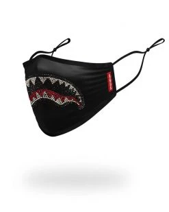 SPRAYGROUND® ADULT TRINITY SHARK FORM FITTING FACE MASK