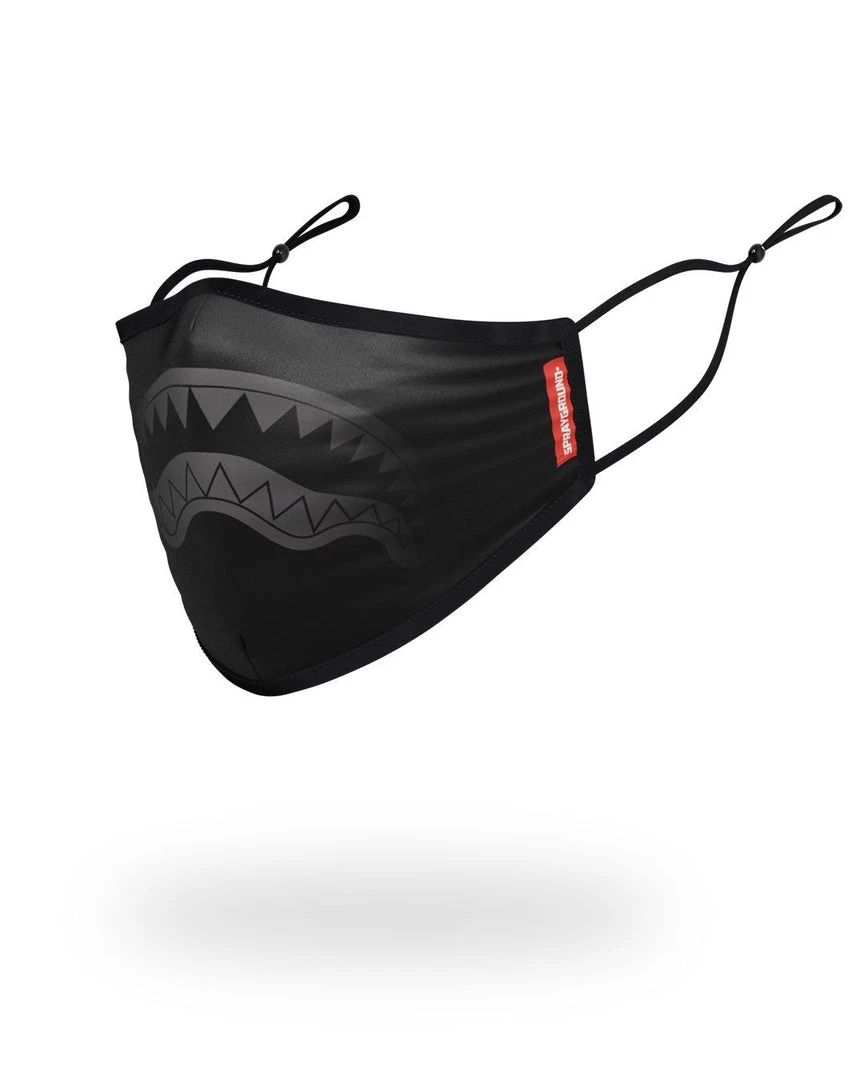 SPRAYGROUND® FACE MASKS MIDNIGHT SHARK FORM-FITTING MASK 2 SPRAYGROUND® FACE MASKS MIDNIGHT SHARK FORM-FITTING MASK