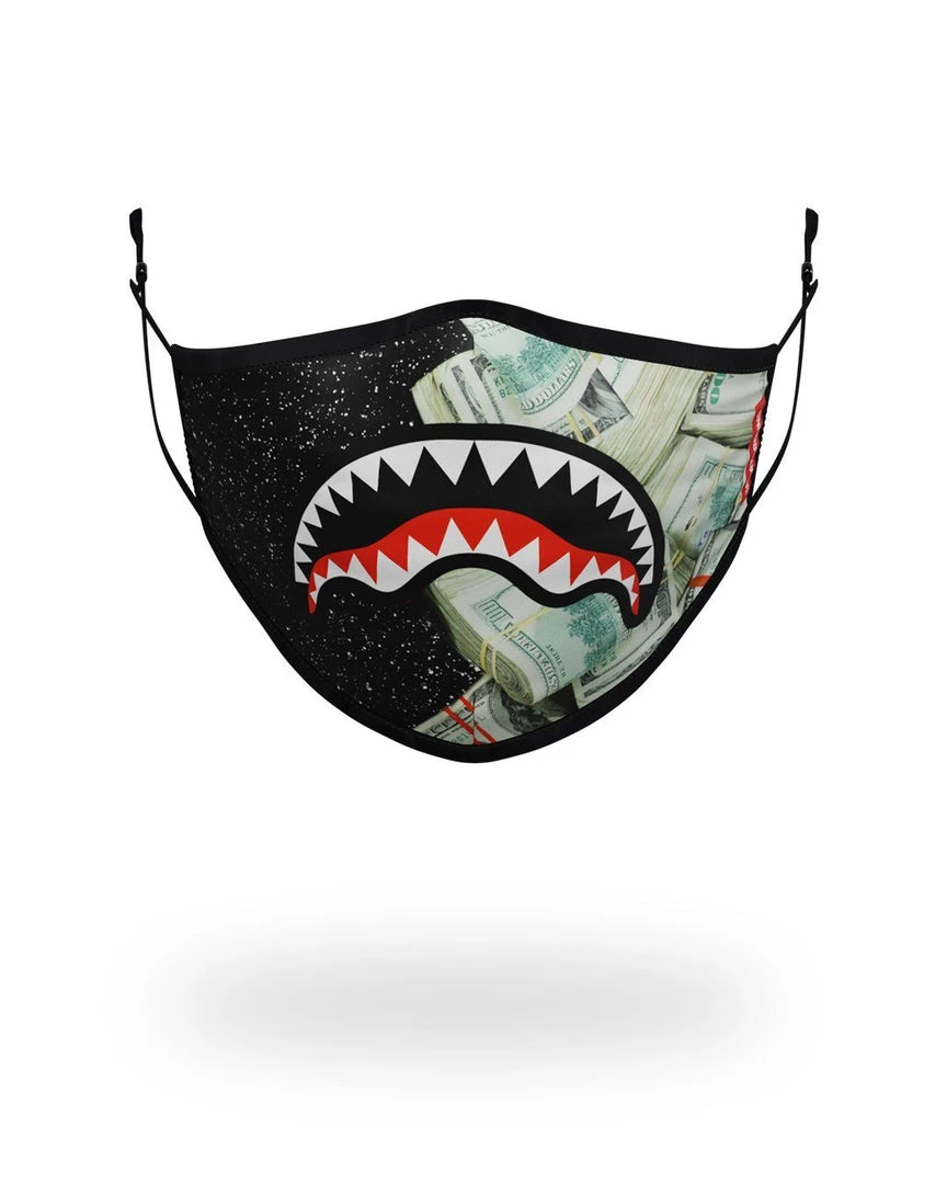 SPRAYGROUND® ADULT PARTY SHARK FORM FITTING FACE MASK FACE MASKS SPRAYGROUND® ADULT PARTY SHARK FORM FITTING FACE MASK FACE MASKS