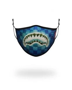 SPRAYGROUND® FACE MASKS KIDS FORM FITTING MASK: SHARK ISLAND